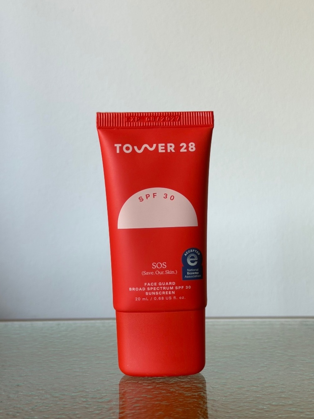 TOWER 28 SOS FaceGuard SPF 30 Mineral Sunscreen Travel Size 20ml | .68 oz SEALED